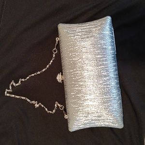 Silver Clutch Bag